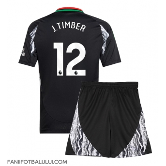 Arsenal Jurrien Timber #12 Echipament de Fotbal Replică 2024-25 Copii Deplasare (+ Șorturi)